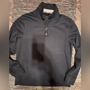 Ted Baker London Men's Navy Half-Zip Up Sweater